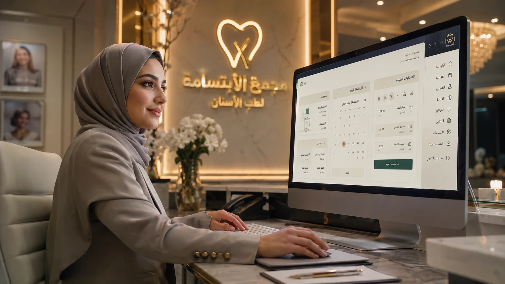 MaxDent dental clinic management dashboard for patients, appointments and finance
